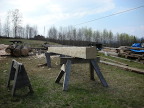 Here is the finished post timber.