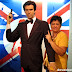 James Bond actor Pierce Brosnan at Madame Tussauds in The Peak, Hong Kong
