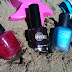 Nail polish on the beach ...Barielle, Zoya e Opi