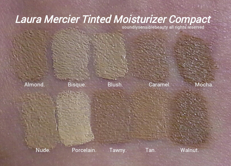 Laura Mercier Tinted Moisturizer Compact; Review & Swatches of Shades