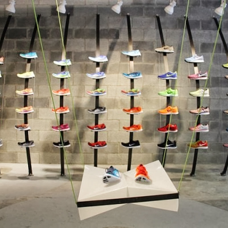 Nike Store de Shanghai construido 5.500 latas de gaseosas recicladas
