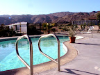 Pool area of the Harmony Motel</p>
<p>Pic taken by artist Catherine Pandora( Pic property of Harmony Motel)