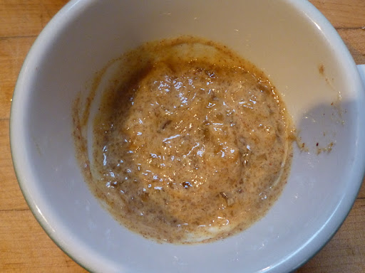 Mustard and jelly spread for sandwiches.
