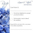 RSVP Card