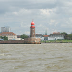 DSC01824.JPG - 23.06.2013. Bremerhaven (ujście rzeki Wezery); wejście do Starego Portu i ujścia rzeki Geeste