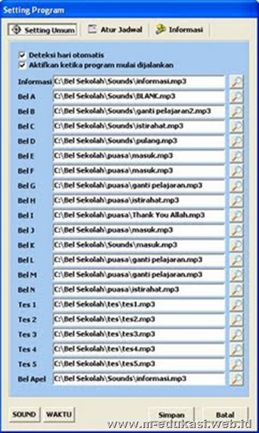bel sekolah bel sekolah