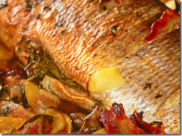 Receita: Peixe Assado com Legumes