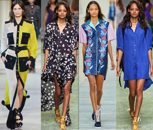 Contrast collar button down fashion trends for spring 2014 Contrast collar button down fashion trends for spring 2014