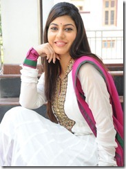 Actress Sarah Sharma Cute Photos in White Churidar