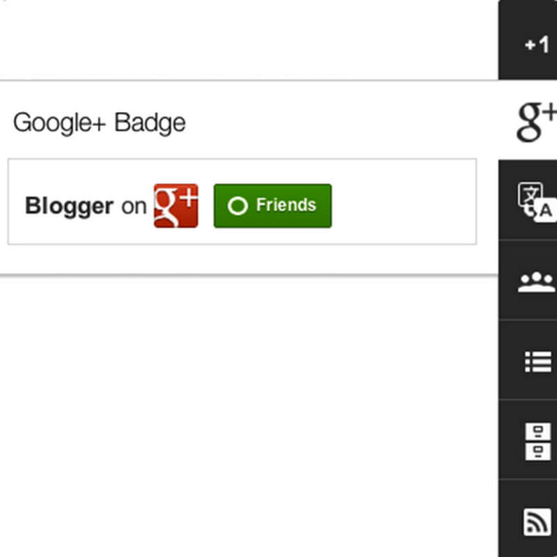Esponendo il badge Google+ sul tuo blog permetti ai tuoi lettori di seguirti più facilmente su Google+.
