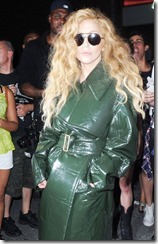51187340 Singer Lady Gaga steps out in a green raincoat in New York City, New York on August 22, 2013. FameFlynet, Inc - Beverly Hills, CA, USA - +1 (818) 307-4813