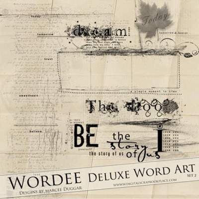 Wordee Deluxe Word Art Set 2