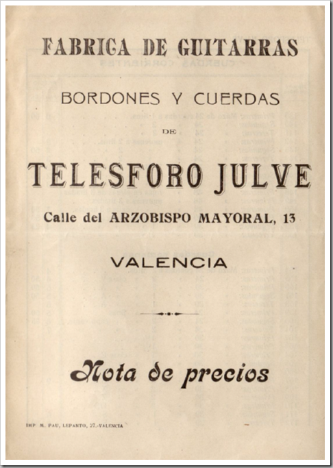 Guitarra valenciana_1919 teleforo julve Guitarra valenciana_1919 teleforo julve
