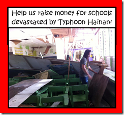 Help us raise money for schools devestated by typhoon hainan.  