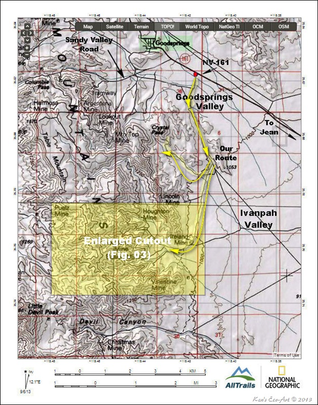 MAP-Goodsprings Mining District