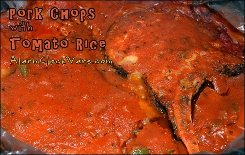 pork chops with tomato rice pork chops with tomato rice