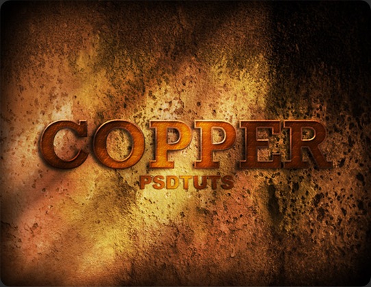 Cara Membuat Teks Efek Copper dengan Photoshop 1