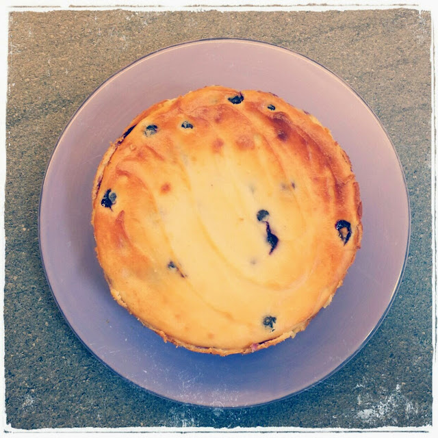 Kein Kuchen ist auch keine Lösung American Cheesecake mit Blaubeeren