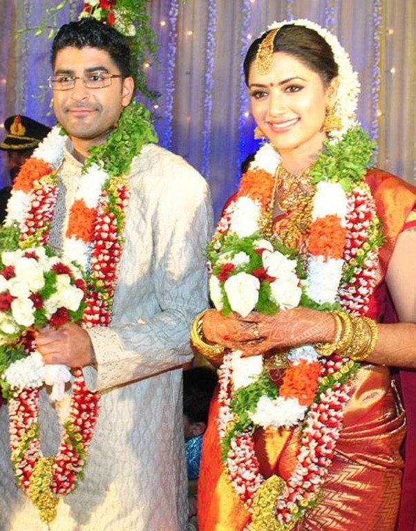 Mamata Mohandas Marraige Pictures, Mamata Mohandas in Wedding Saree