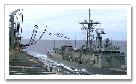 Oil Tanker Sea Replineshment