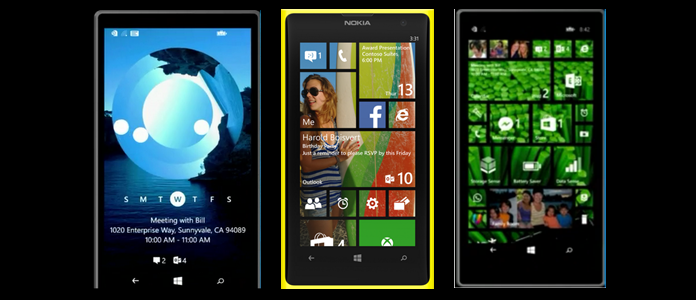 Windows Phone 8.1 Lock Screen and Start Screen