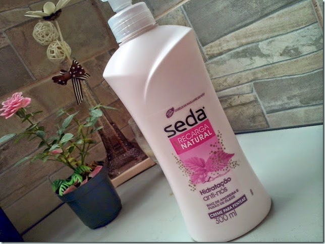 Lançamento seda - recarga natural – creme de pentear Hidratação anti-nós Lançamento seda - recarga natural