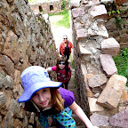 Narrow, steep stairs are everywhere.