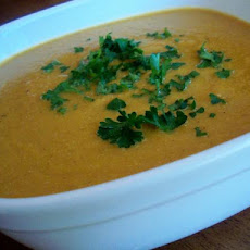 Silky Spicy Carrot Soup