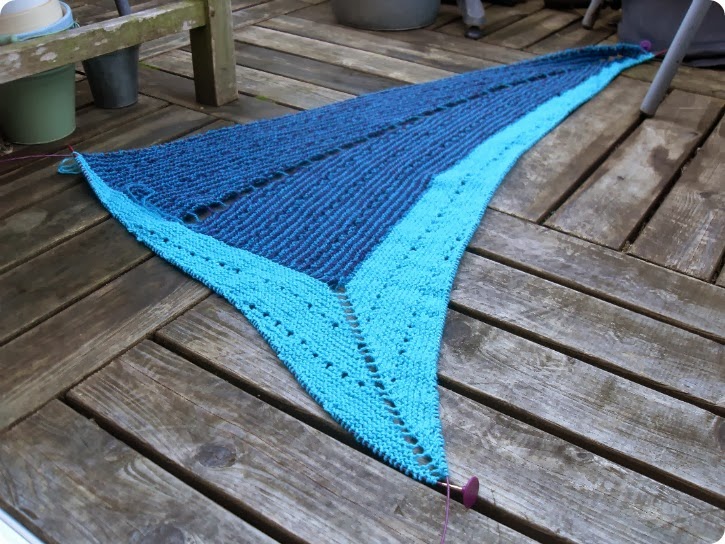 Westknit Mystery Shawl 2013 - clue #2