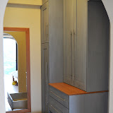 Milk-Painted Built-in Dressing Room