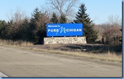 7552 Michigan - I-75 - Welcome sign 7552 Michigan - I-75 - Welcome sign