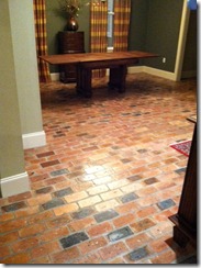 brick floors