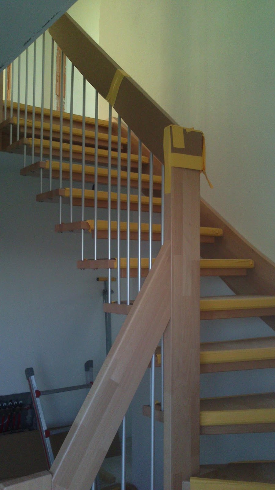 Wir bauen unser Town & Country Haus in OÖ Treppe / 2