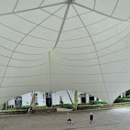 Running in the sunken outdoor theater area DSC_6597.jpg
