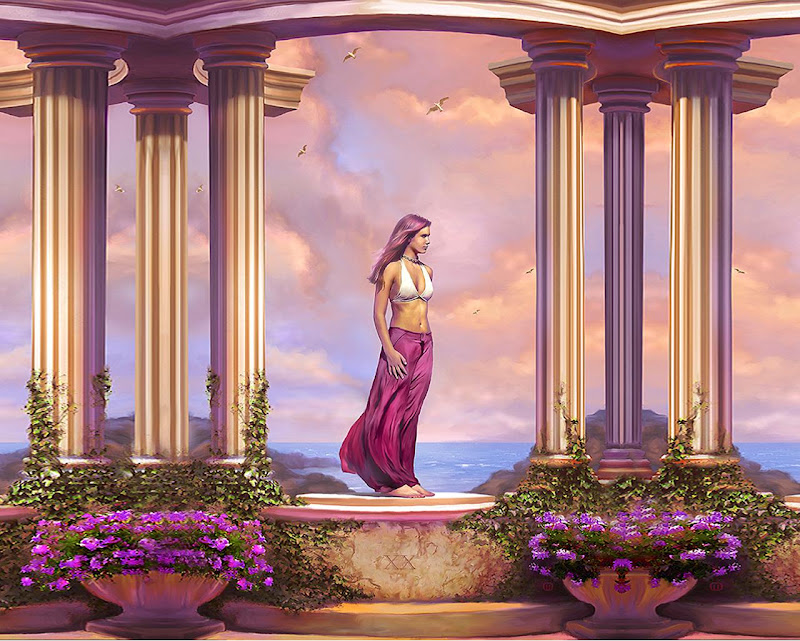 Girl In Rose Light, Magic Beauties 3