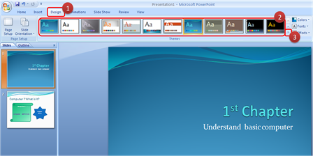 change theme change theme