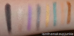 Kat Von D Spellbinding  Palette _first two rows