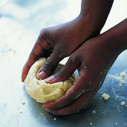 Turn dough out onto a work surface and knead just until dough comes together. Wrap dough in plastic and flatten into a disk. Refrigerate until firm, 1 hour (or up to overnight). Dough can also be frozen for up to 3 months; thaw overnight in the refrigerator before using. Turn dough out onto a work surface and knead just until dough comes together. Wrap dough in plastic and flatten into a disk. Refrigerate until firm, 1 hour (or up to overnight). Dough can also be frozen for up to 3 months; thaw overnight in the refrigerator before using.