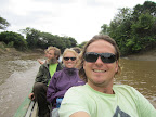 And off we go in search of our campsite. Even smaller boat this time.