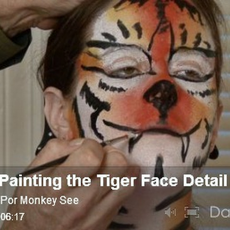 Como hacer maquillaje de tigre para halloween