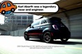 The spot ends with a new tagline, “The Fiat 500 Abarth. You’ll never forget the first time you see one.”