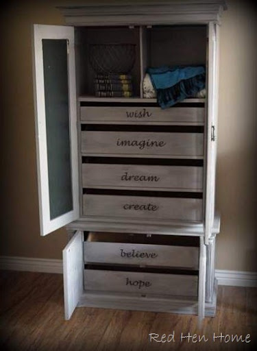 Gray Armoire