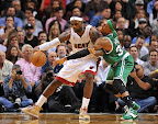 LeBron Sports Championship Gold LBJ X in Miami Heat Opener lebron james nba 121030 mia at bos 23 LeBron Sports Championship Gold LBJ X in Miami Heat Opener