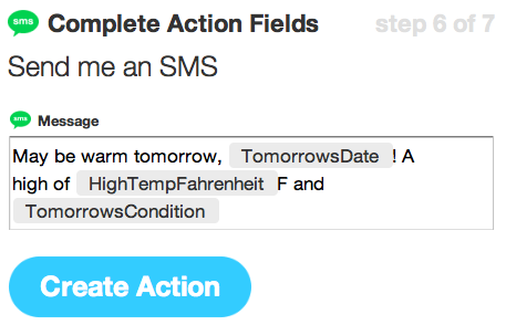 IFTTT Action