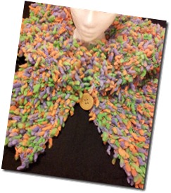 Spiky-Fluff - 50s Style Swing Jacket - Collar Detail