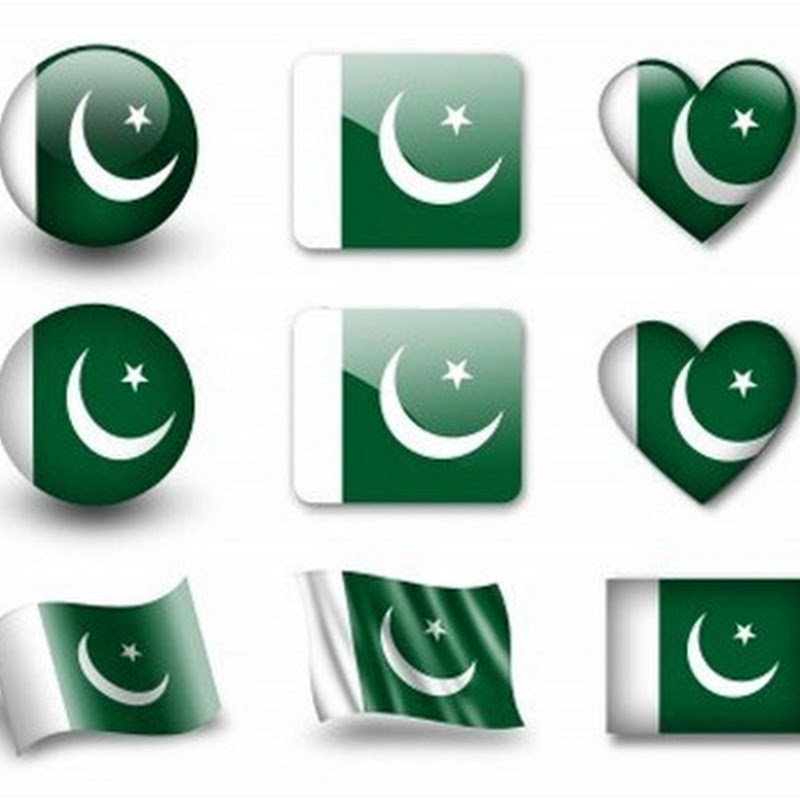 Logos of the Latest design Pakistan Flag