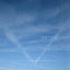 Cool contrails from the train