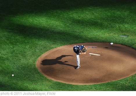 'First Pitch by Zack Greinke' photo (c) 2011, Joshua Mayer - license: http://creativecommons.org/licenses/by-sa/2.0/
