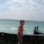Enjoying the waves at breakwall next to Pointe Betsie Lighthouse. &ndash; 02-Aug-2010