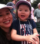 c0 My wife Xiaohong and daughter Dee Dee at the 4th of July Parade in Erie, PA 2011